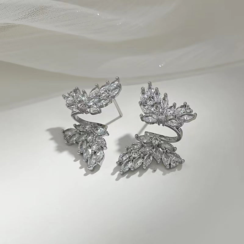 Wings of Angels - Flash Diamond Butterfly Earrings 2022 New Fashionable
