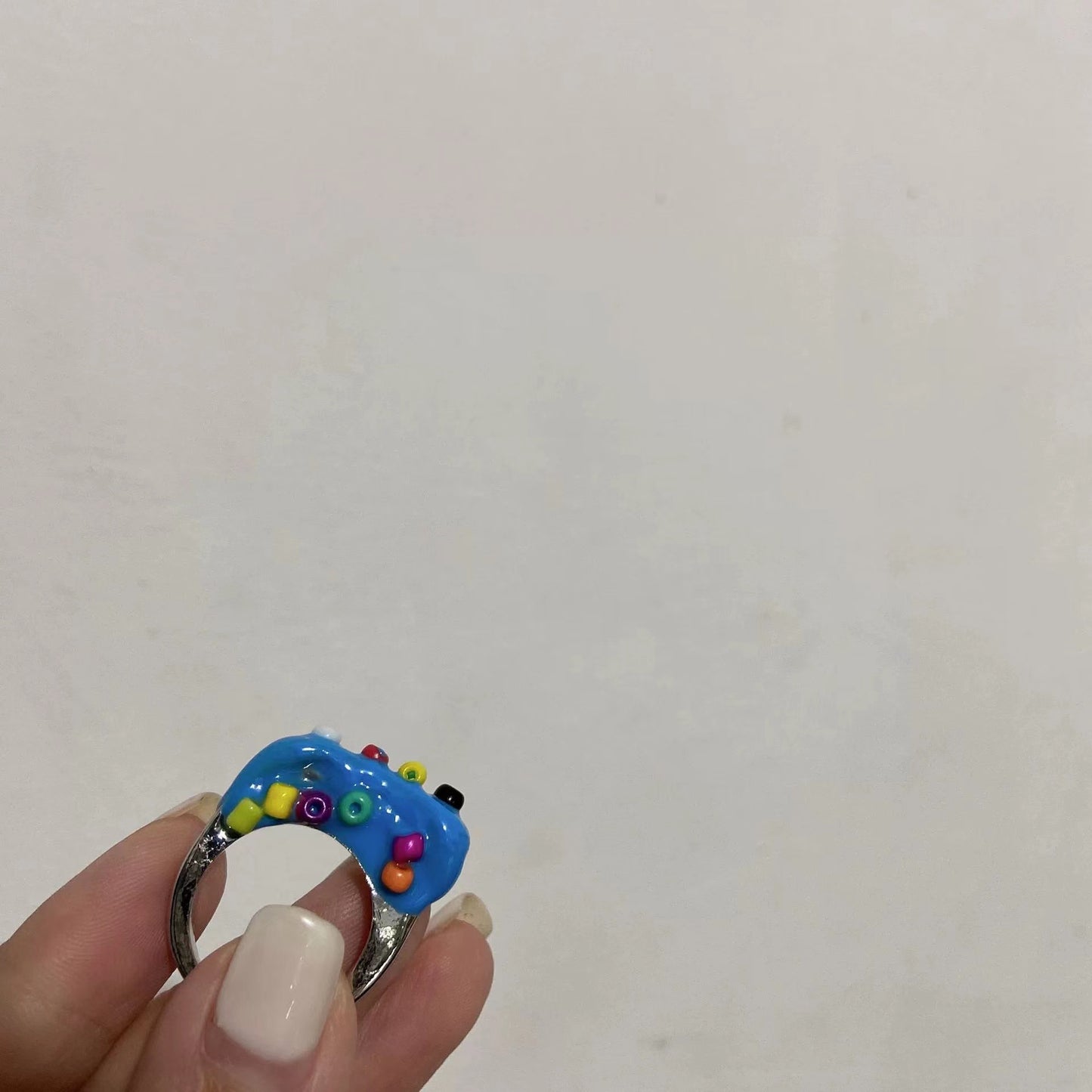 Childish colored doughnut ring