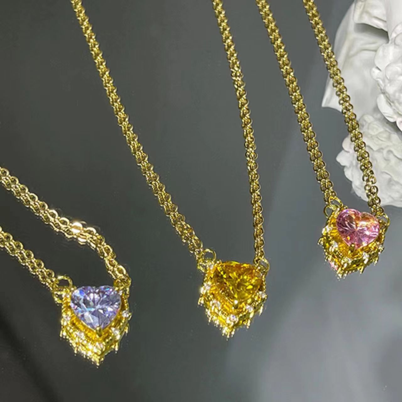 High Sense Metal Love Necklace