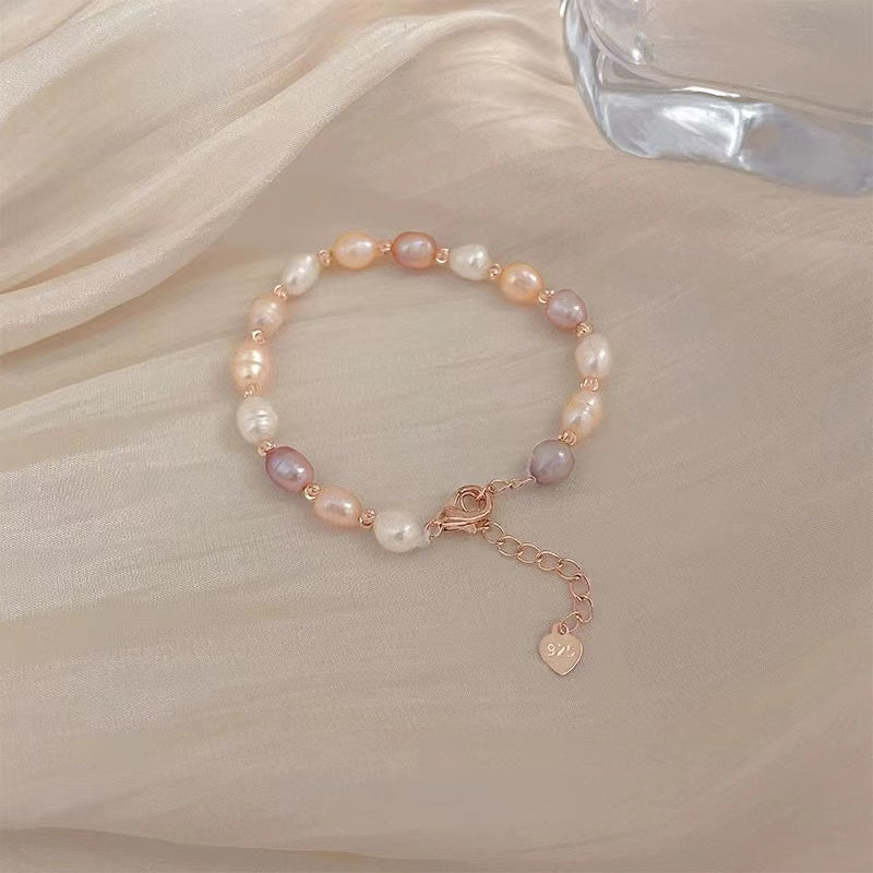 Natural freshwater pearl bracelet