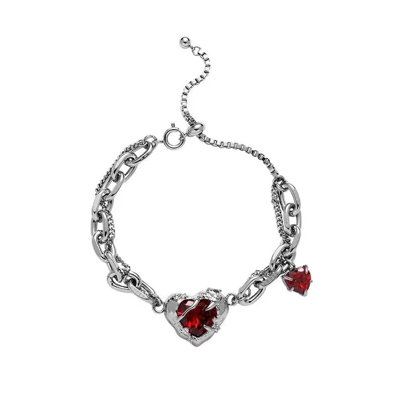 Love couple bracelet female trendy fashion net red ins wind new fall bracelet hand jewelry