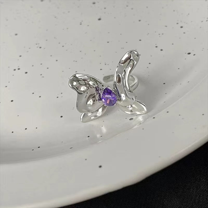 Metal Butterfly Ring