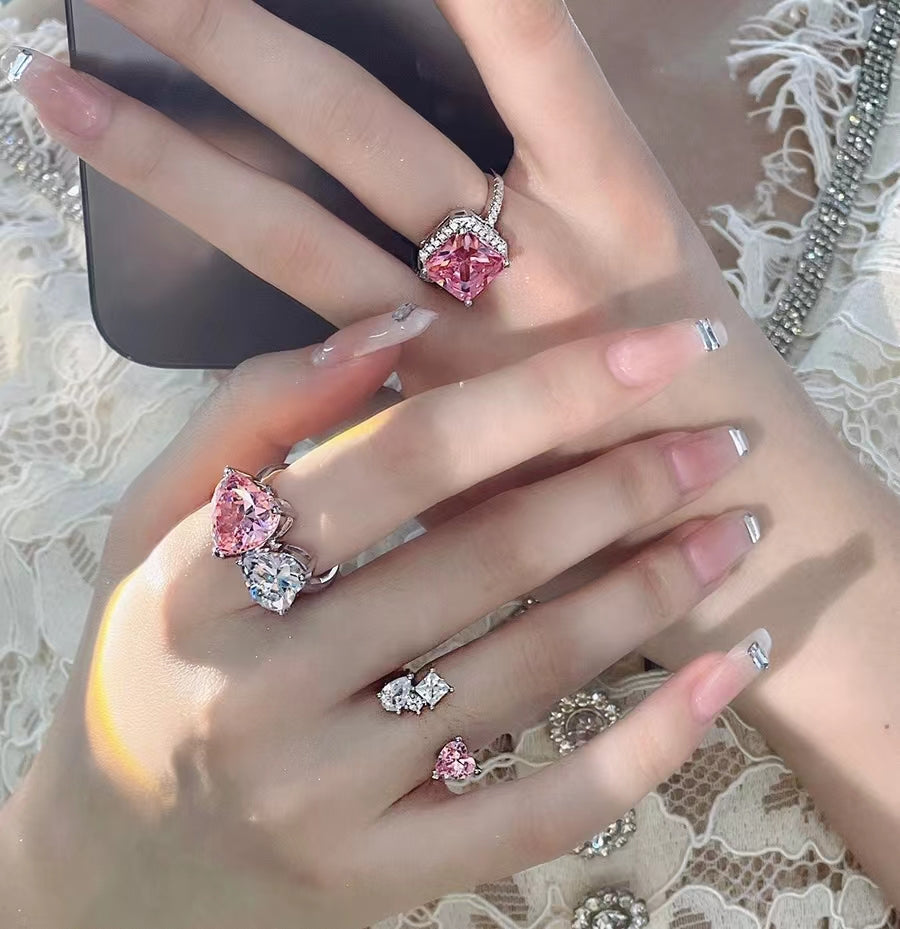 Pink Diamond Ring