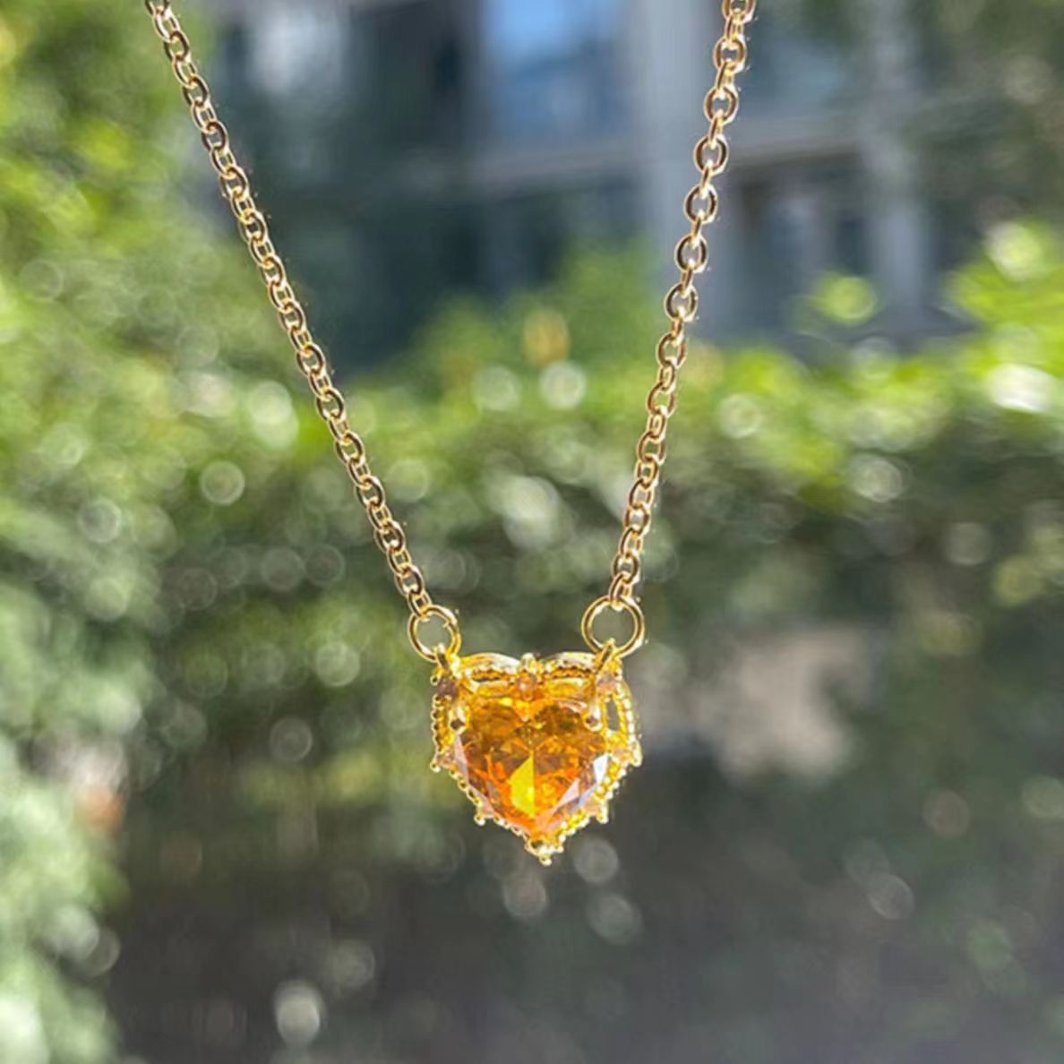 High Sense Metal Love Necklace
