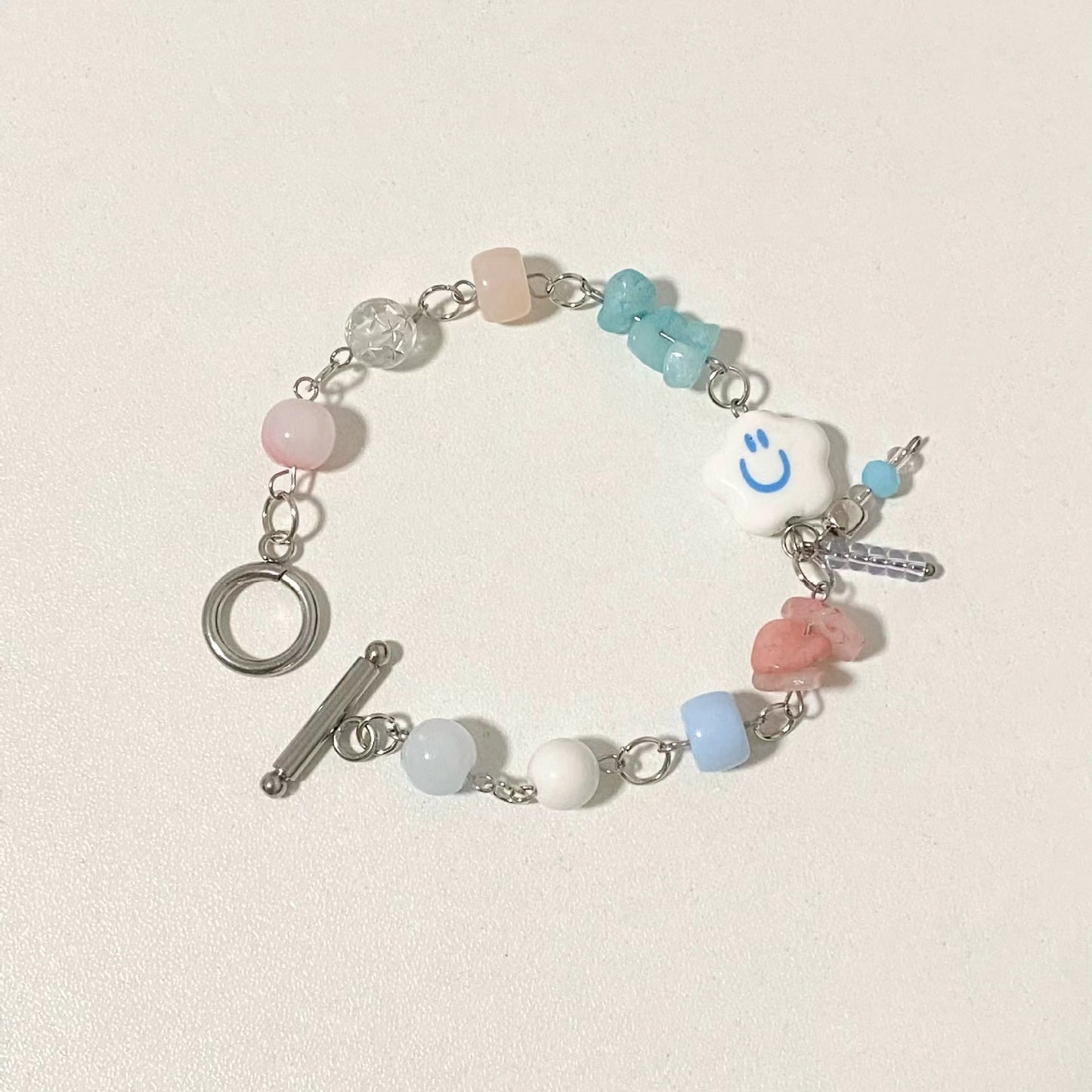 Handmade beaded bracelets niche design strings sweet and lovely hand jewelry