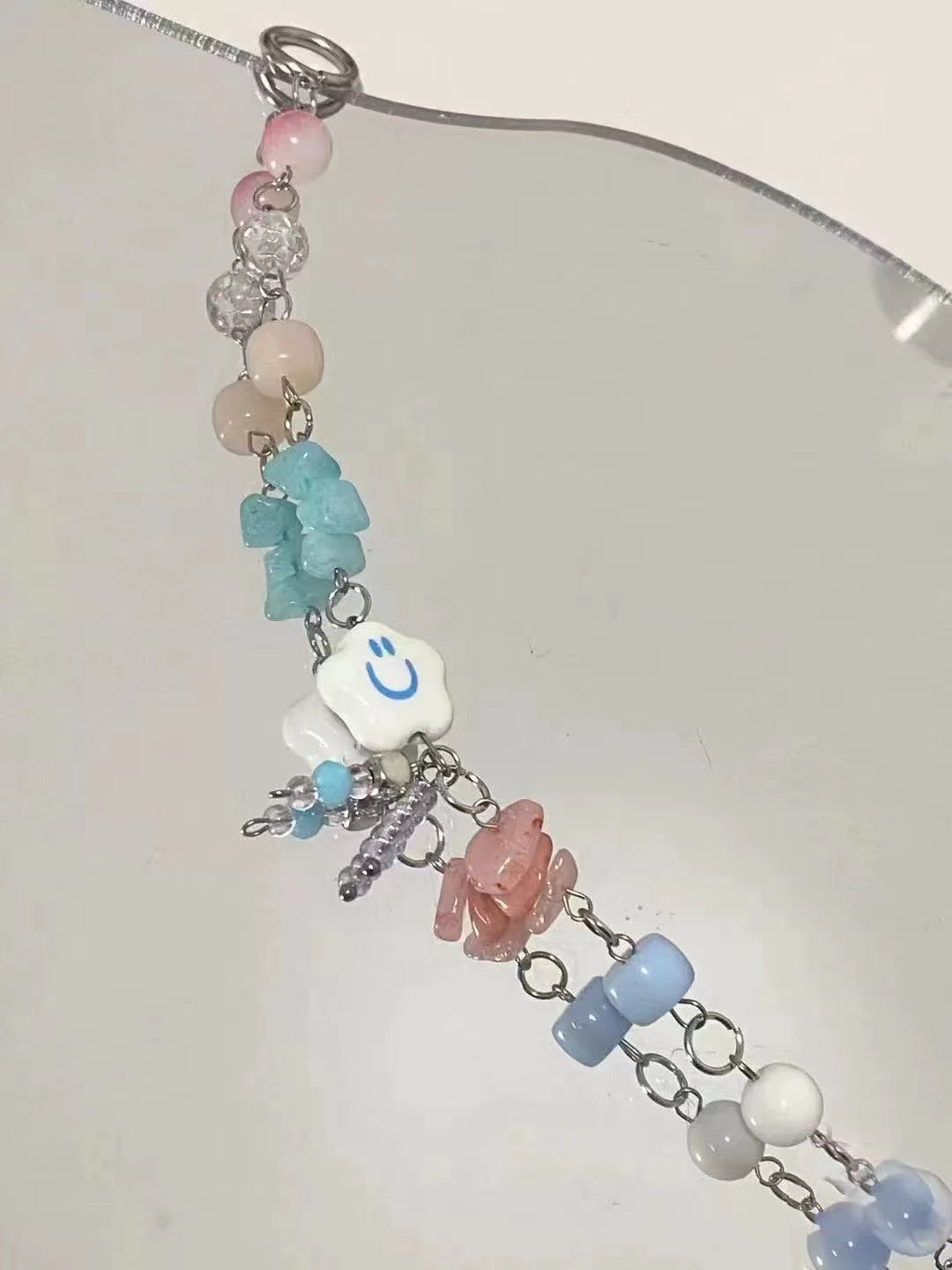 Handmade beaded bracelets niche design strings sweet and lovely hand jewelry