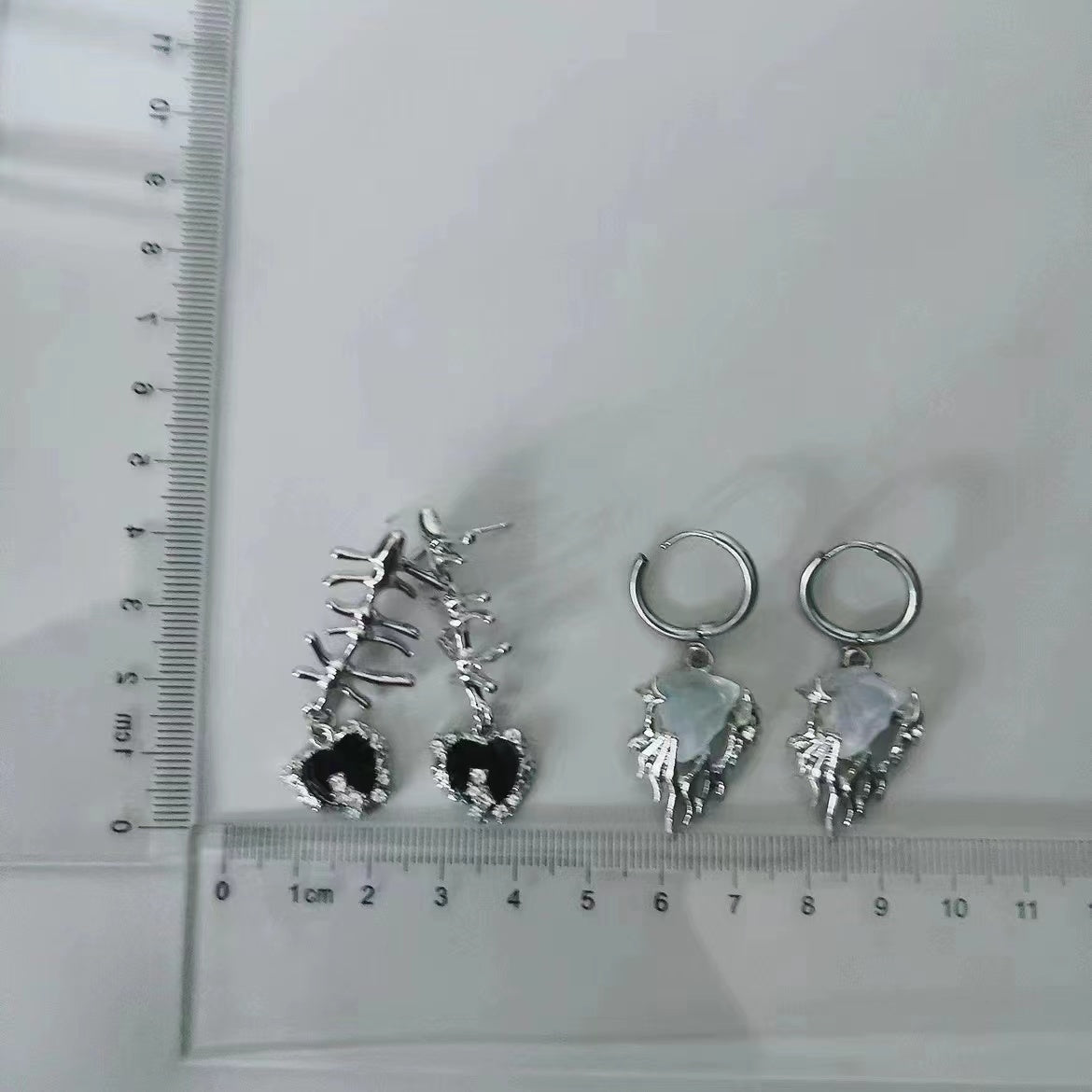Love solution Metal Necklace Earrings female ins hip hop