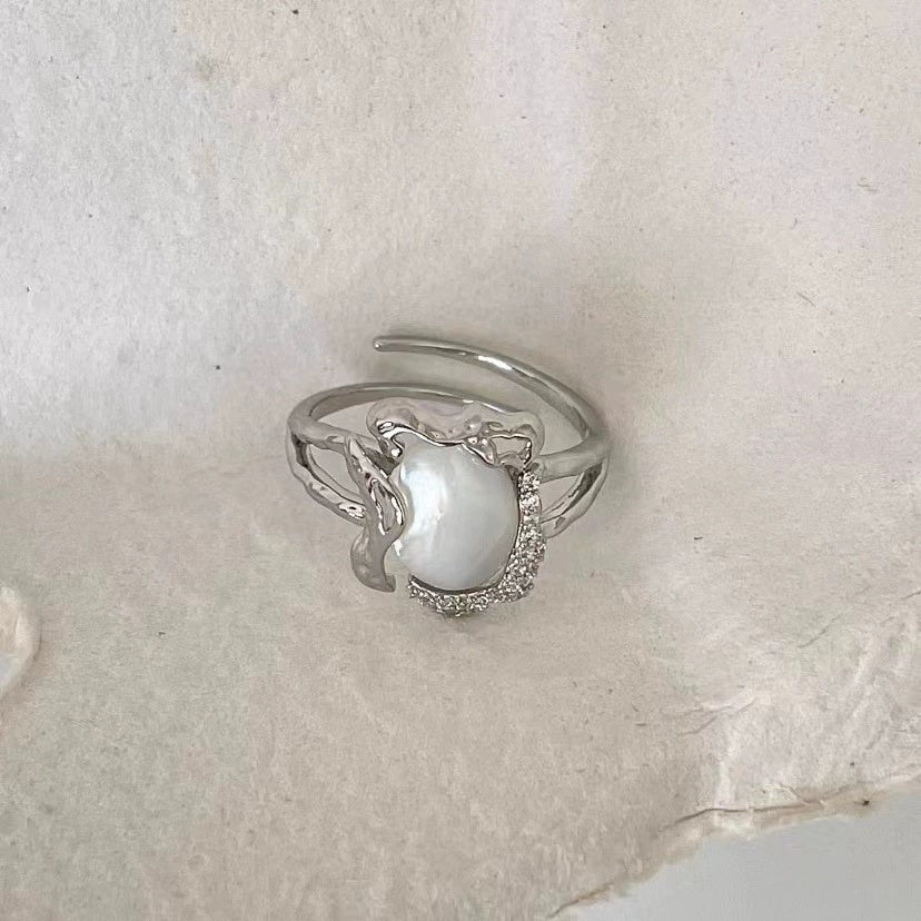 Design niche premium sense light luxury exquisite unique ring