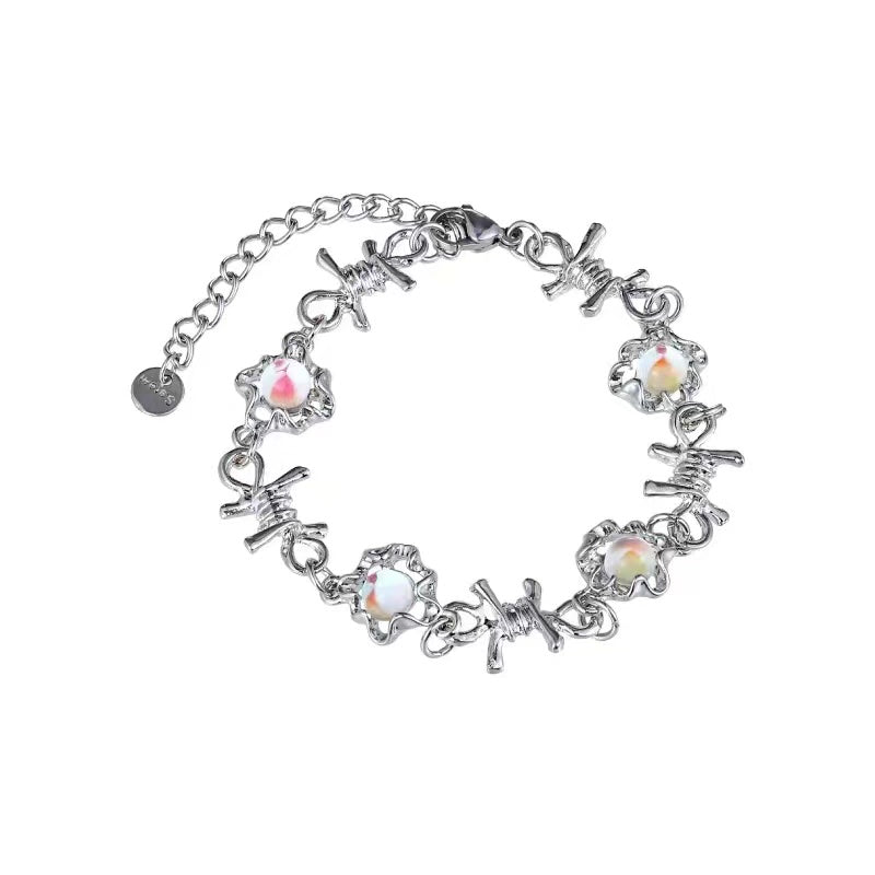Thorn moonstone bracelet