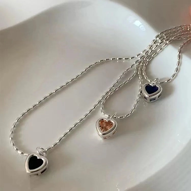 texture necklace pearl zircon tassel cnecklace