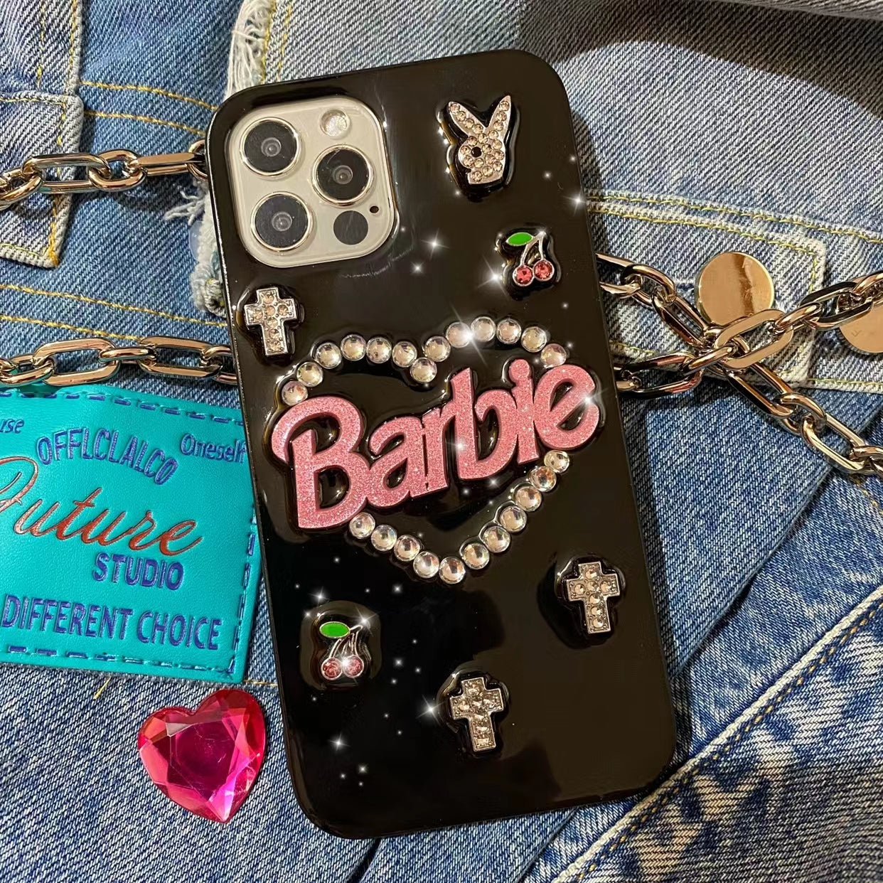 Sweet cool babes phone case retro y2k millennium wind diy custom handmade cute