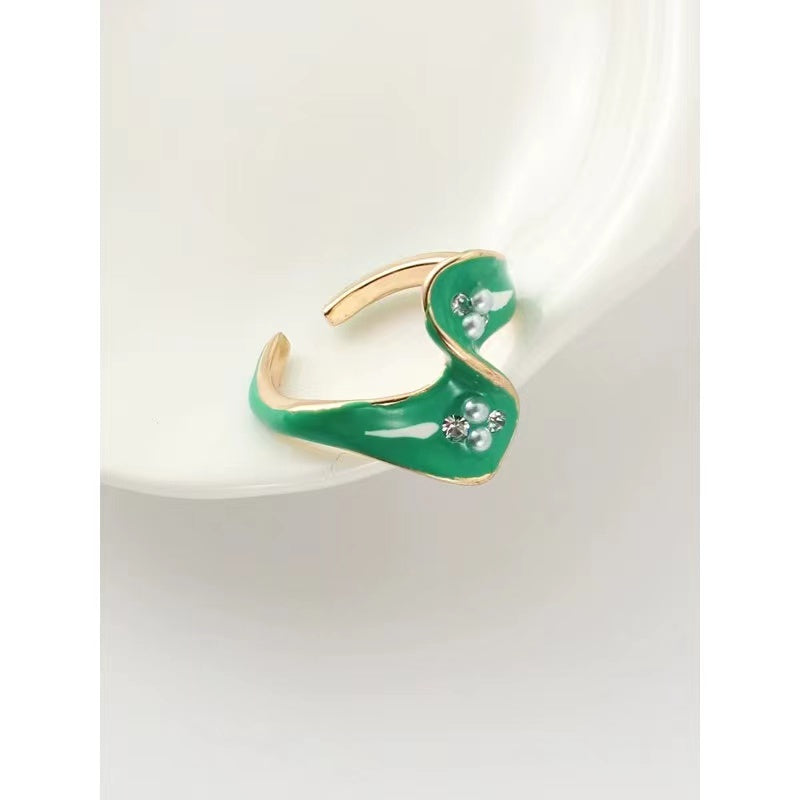 Handmade oil drip rings for men and women openings adjustable rings