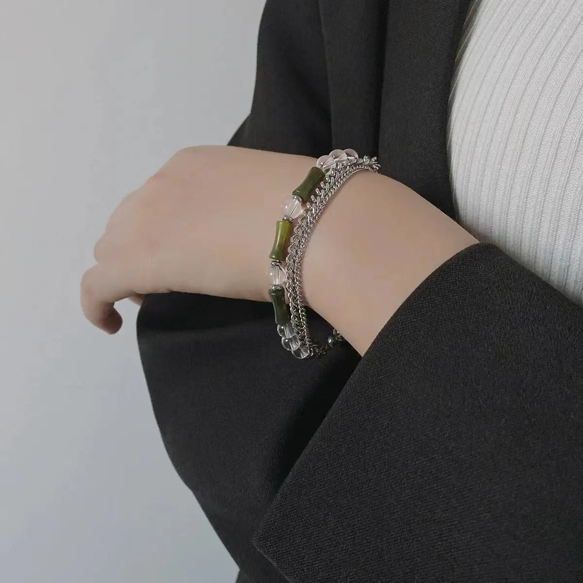Niche design trend does not lose color beaded hand jewelry