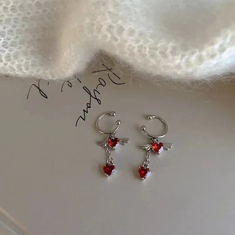 Red love cross high sense of design
