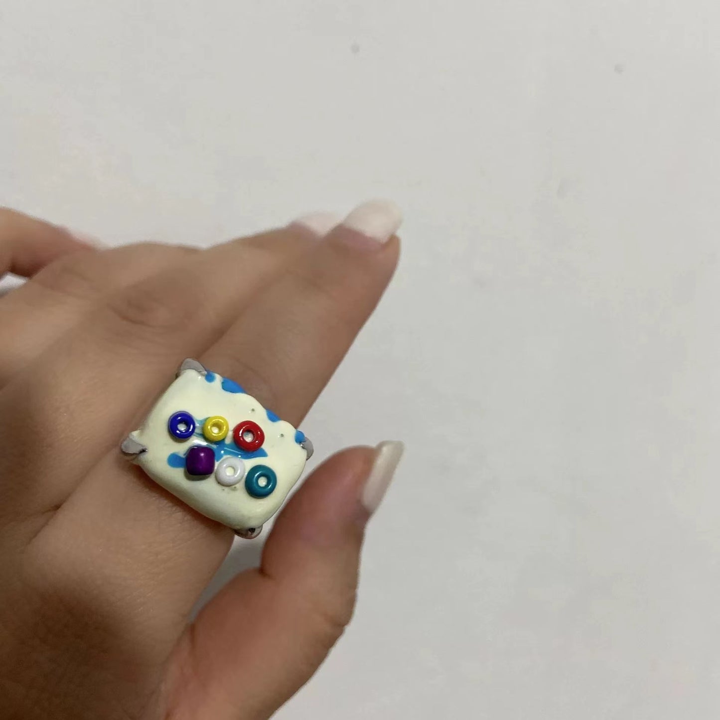 Childish colored doughnut ring