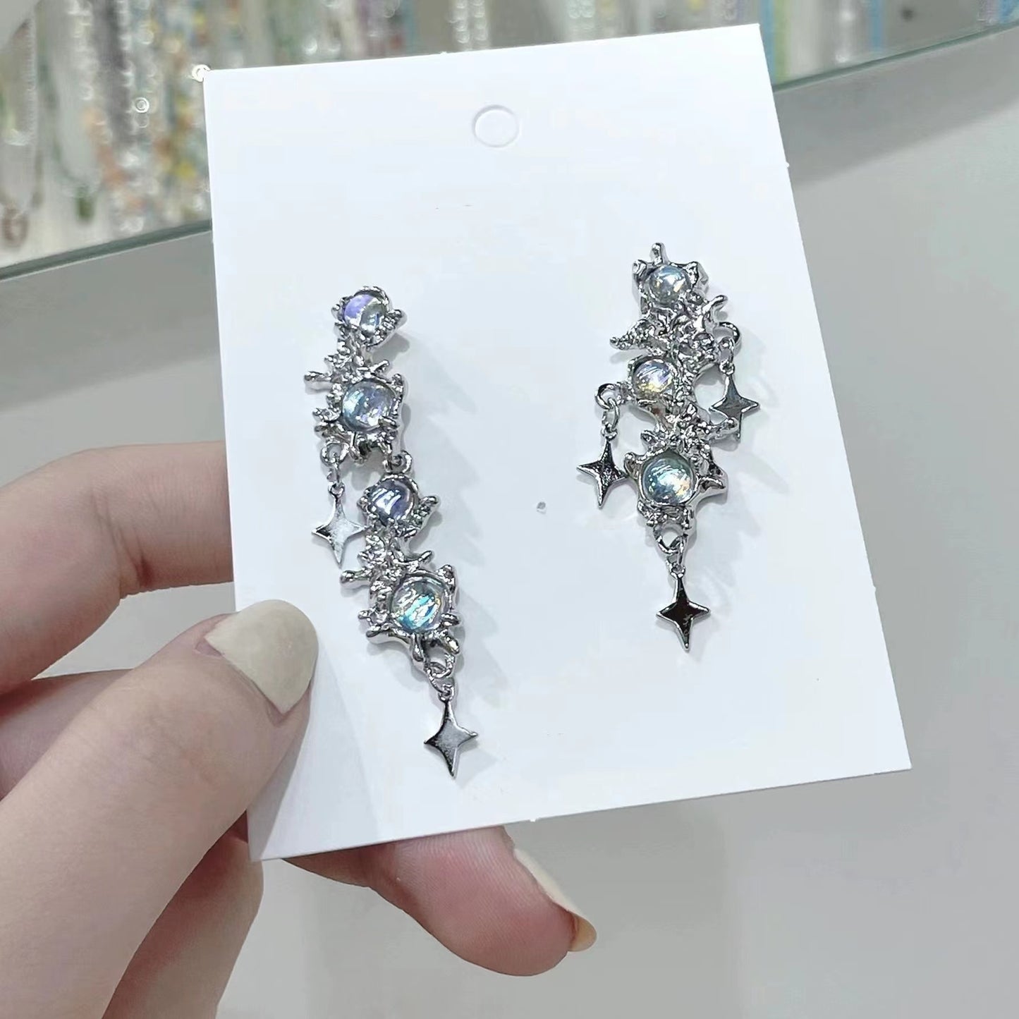 Exquisite moonlight stone, star light, small crowd shining star temperament