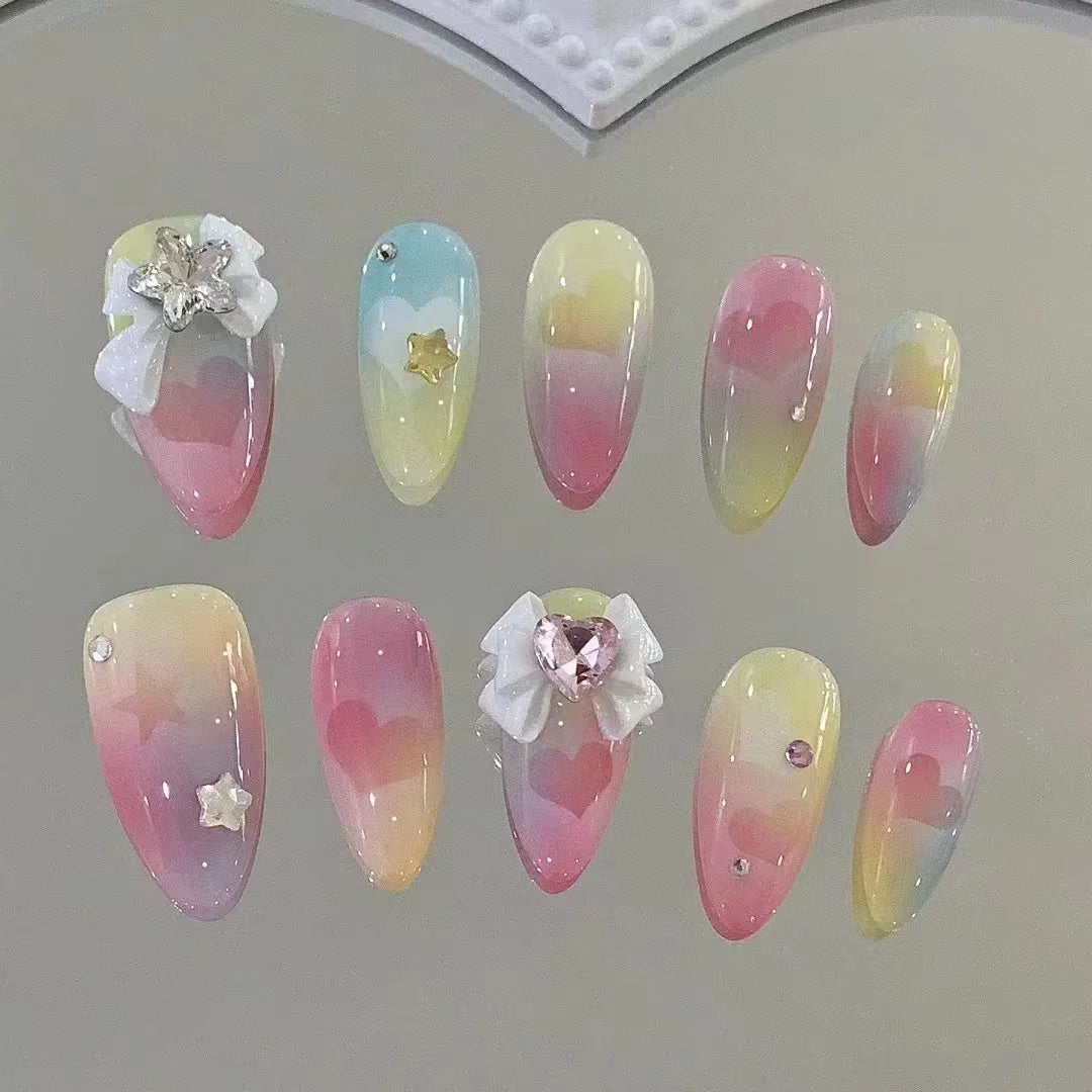 Customizing beautiful nails