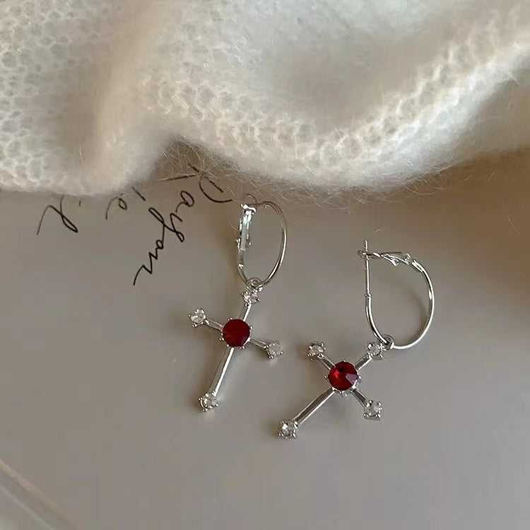 Red love cross high sense of design