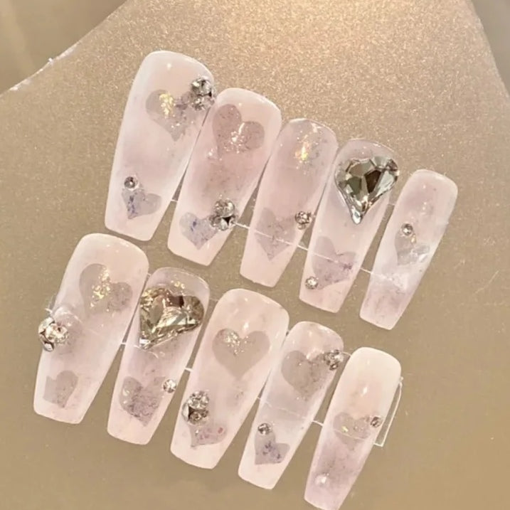 Aurora powder hollowed-out bubble love pure desire maiden style manual phototherapy customized wear armor