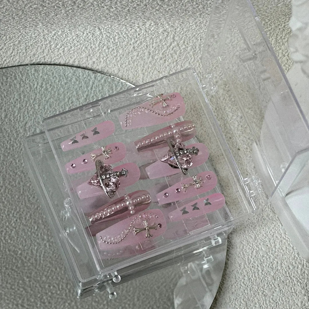 Pink and White Sweet Princess Heavy Industry Pink Diamond Wearing Armor Handmade and Reusable