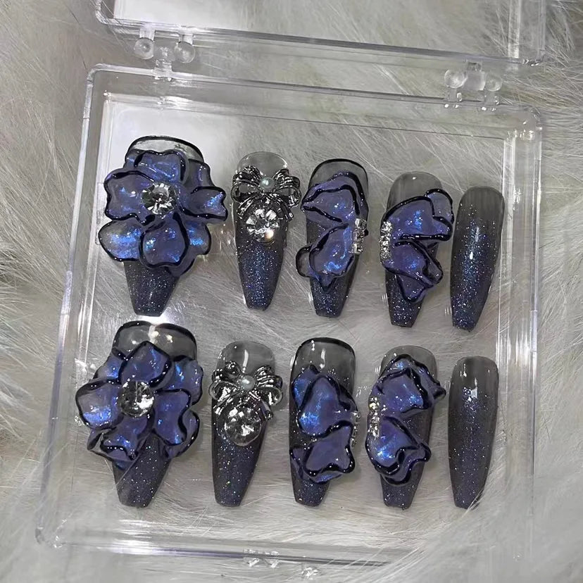 Pure manual wearing armor, blue enchantress carved pattern, detachable, customizable color change, full size, optional