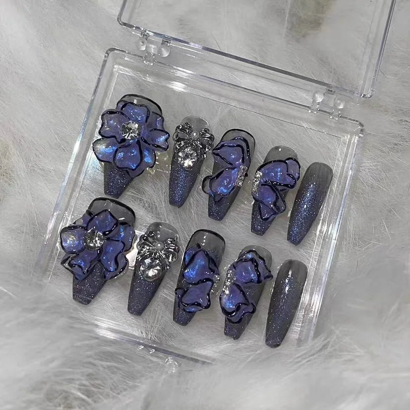 Pure manual wearing armor, blue enchantress carved pattern, detachable, customizable color change, full size, optional