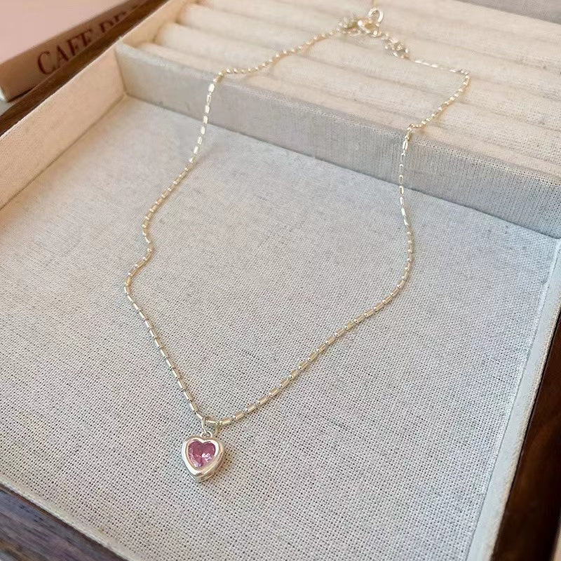 texture necklace pearl zircon tassel cnecklace