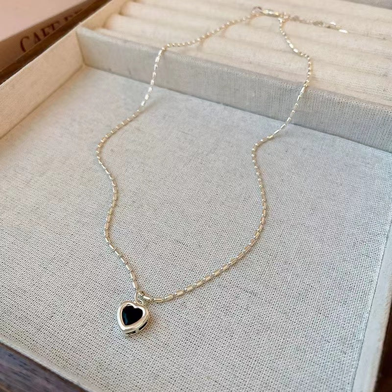 texture necklace pearl zircon tassel cnecklace