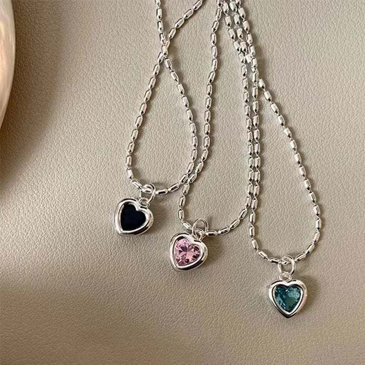 texture necklace pearl zircon tassel cnecklace