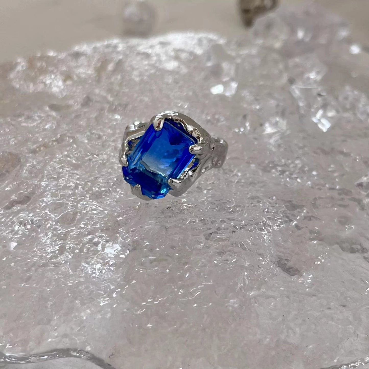 Purple Blue Melt Premium Sense Ring