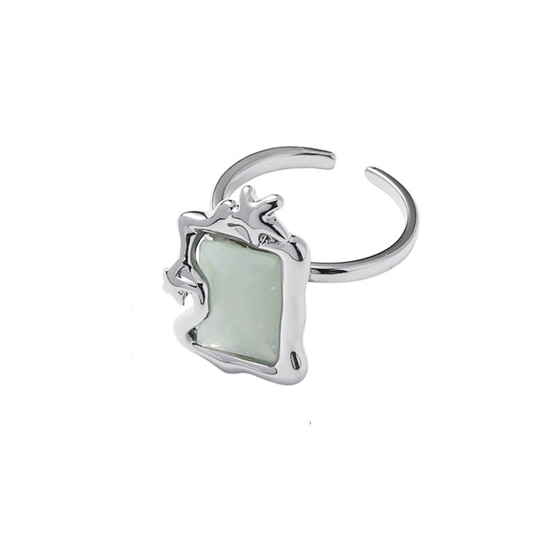 Mint green series necklace female new Chinese luxury niche design fresh college wind senior sense of neck jewelry wholesale