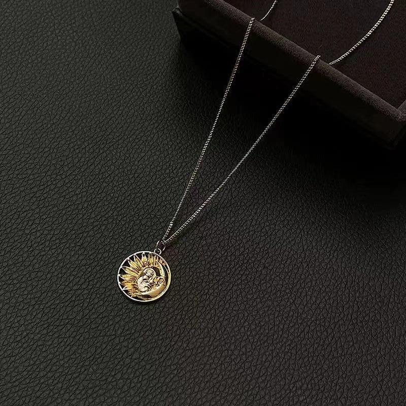 French vintage temperament pearl and diamond multi-layer necklace