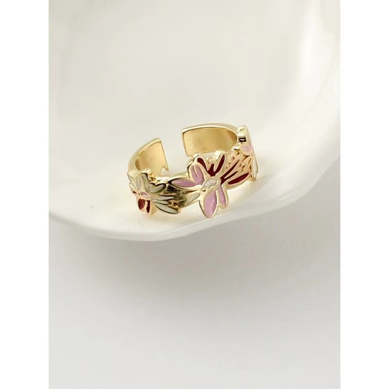 Handmade oil drip rings for men and women openings adjustable rings