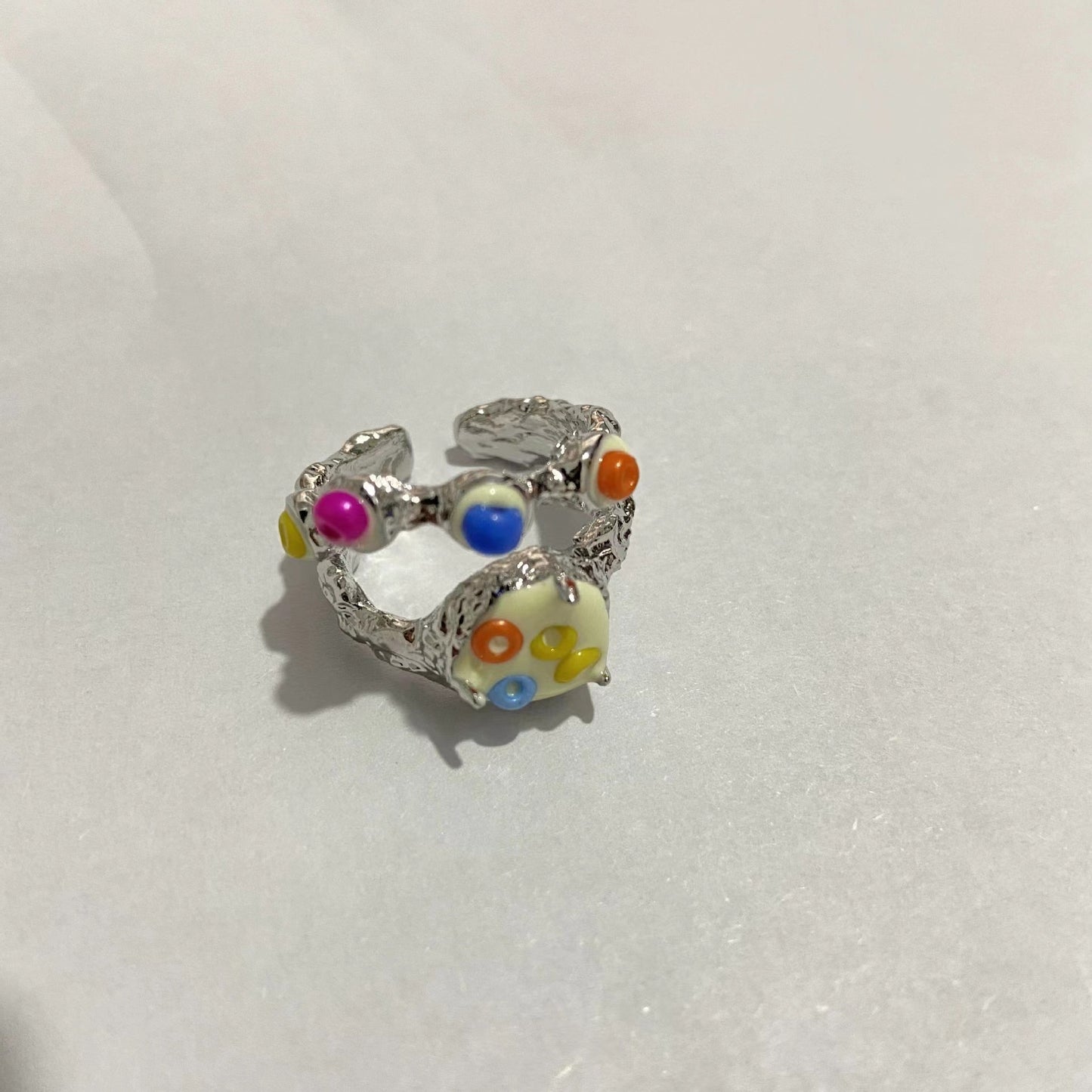 Childish colored doughnut ring