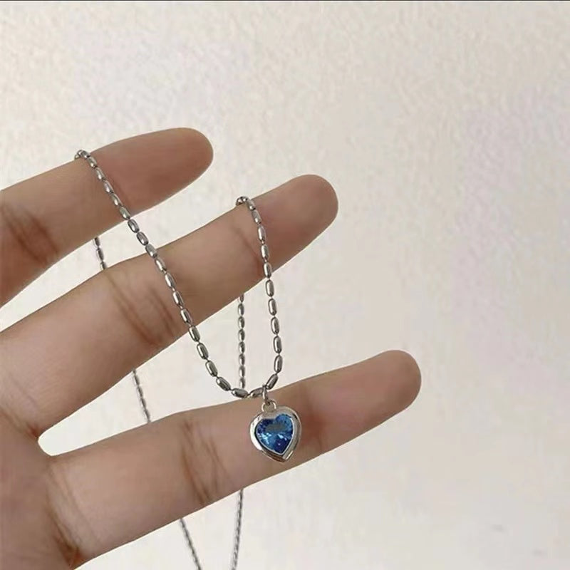 texture necklace pearl zircon tassel cnecklace