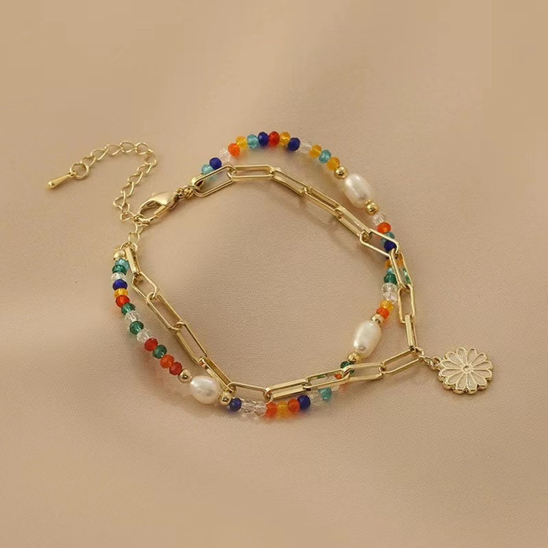 Colorful beaded bracelet
