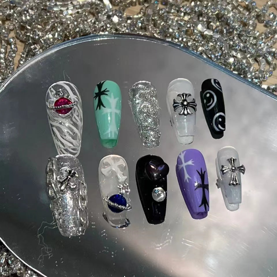 Hand-painted Crocs Heart Fun Spice Girls Wear Nail Handmade Can Be Used Repeatedly