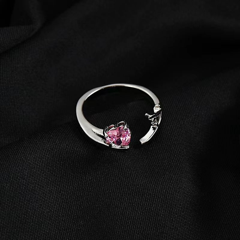 Zirconia earrings female hundred with personality sweet cool hip-hop chain earrings ins cold wind net red senior sense earrings tide