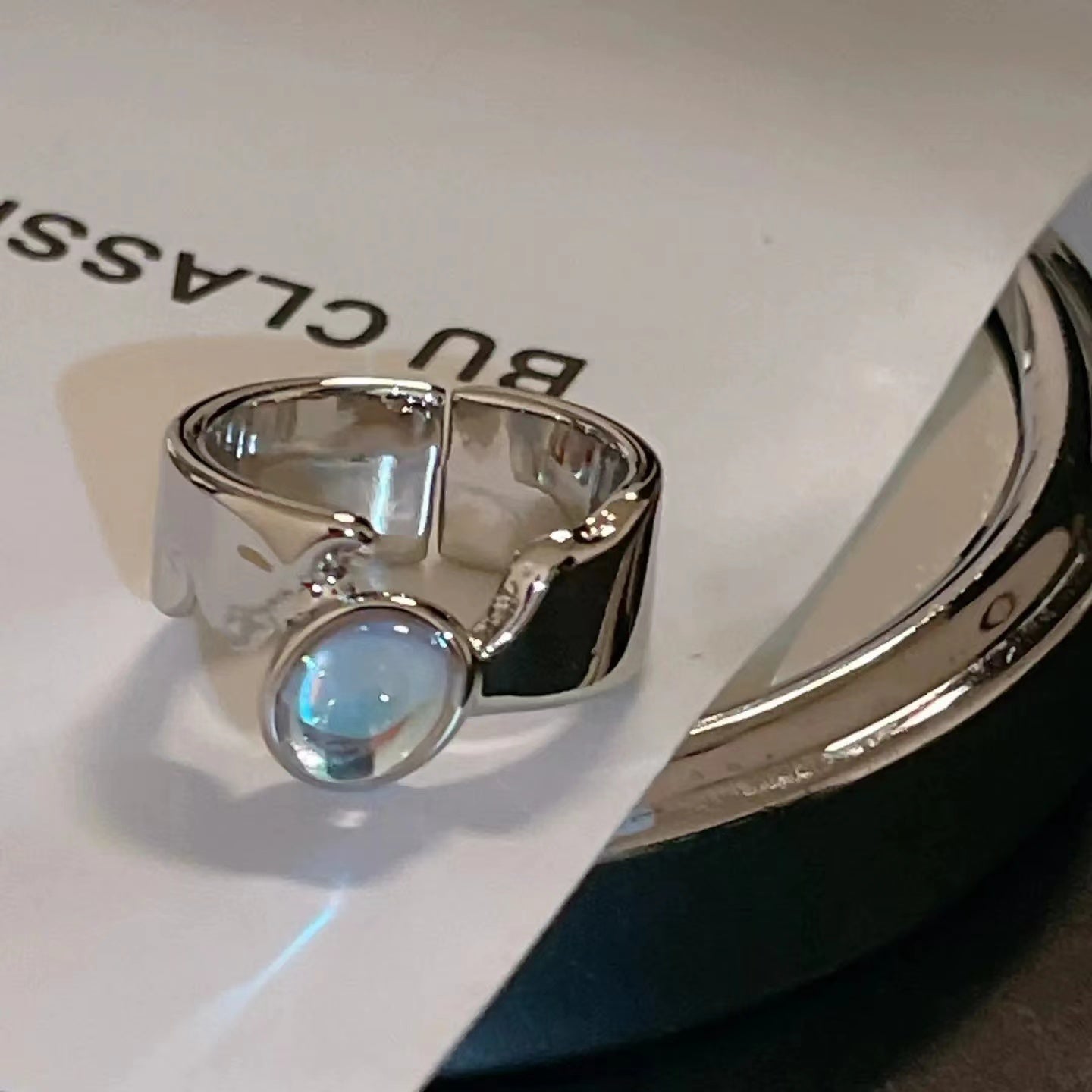 Stone Moonstone Ring