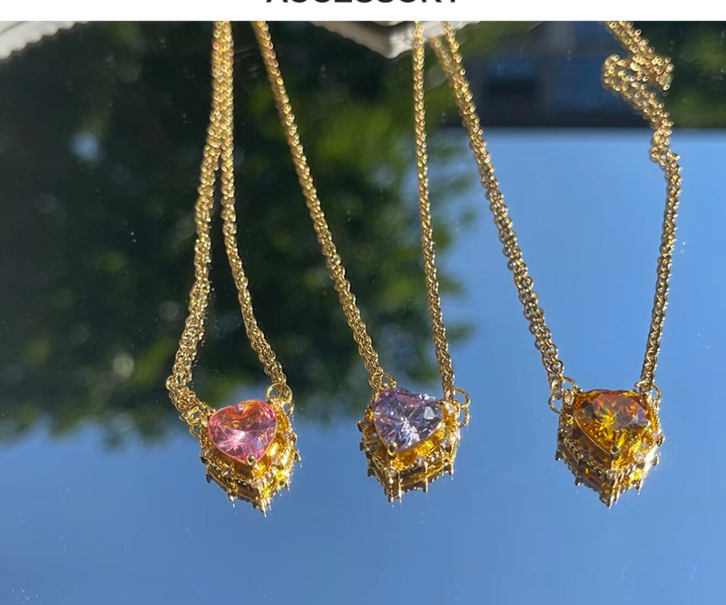 High Sense Metal Love Necklace