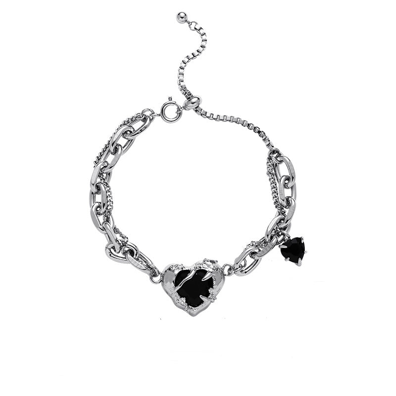 Love couple bracelet female trendy fashion net red ins wind new fall bracelet hand jewelry