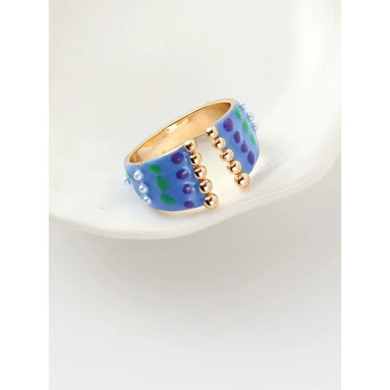 Handmade oil drip rings for men and women openings adjustable rings