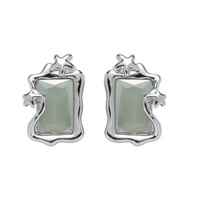 Mint green series necklace female new Chinese luxury niche design fresh college wind senior sense of neck jewelry wholesale