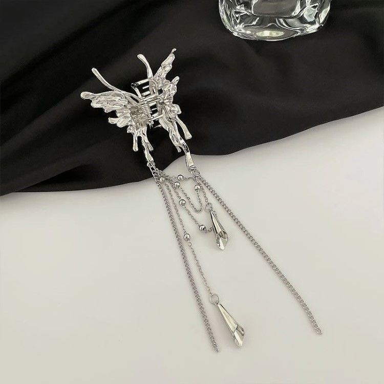 Butterfly liquid hairpin, metal wind, small design
