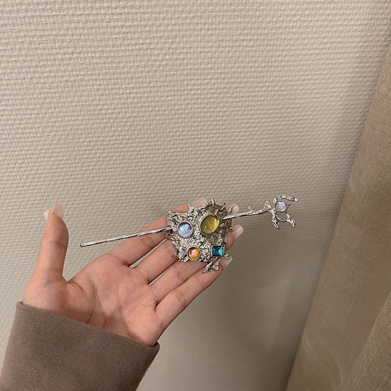 Advanced Moonlight Stone Liquid Hairpin Designed by Small People