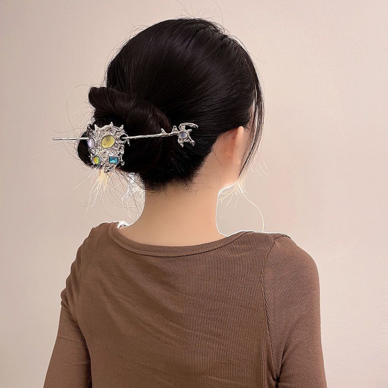 Advanced Moonlight Stone Liquid Hairpin Designed by Small People