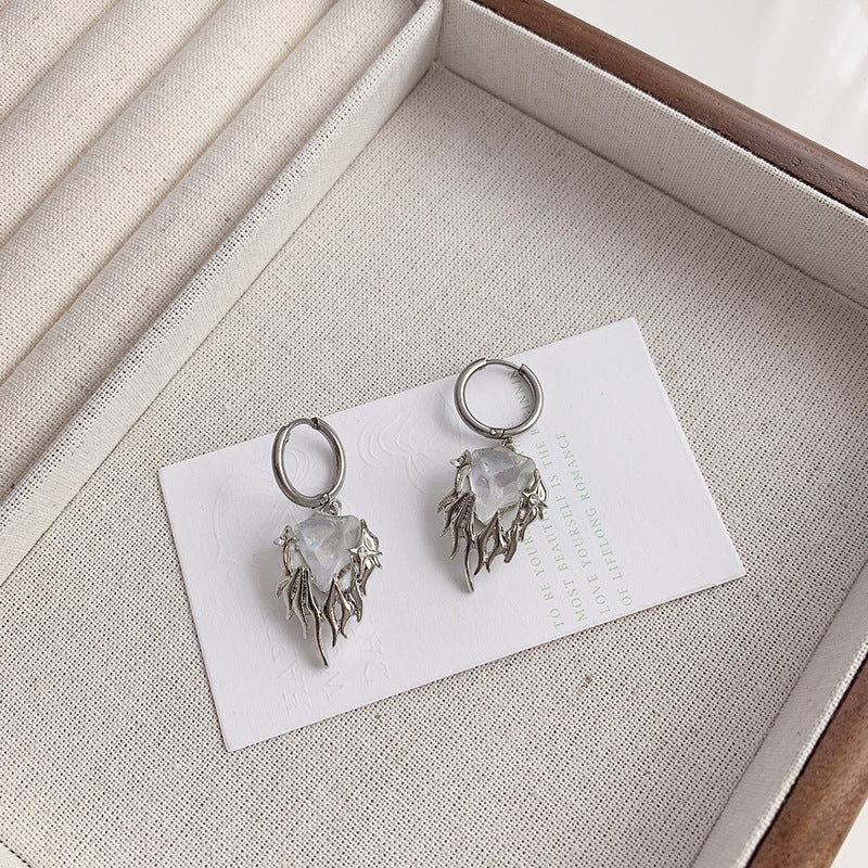 Small design glacier natural pendant tassel pearl necklace female