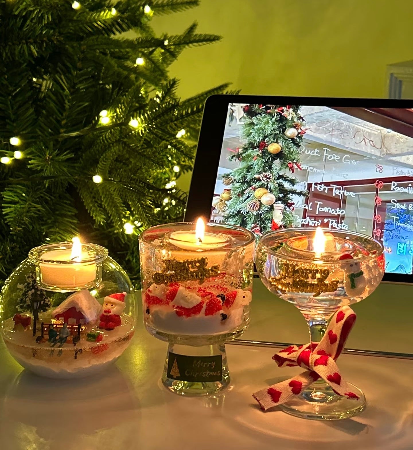Christmas candlestick