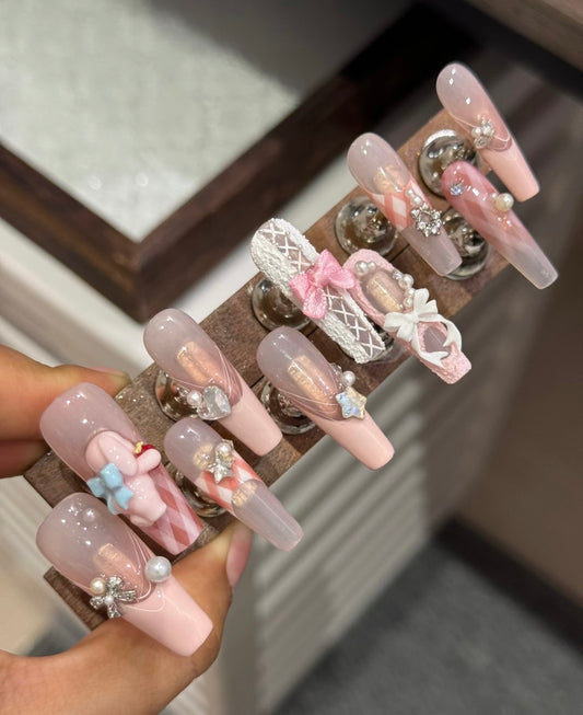 Elegant Pastel Dream Nails – Graceful and Luxurious