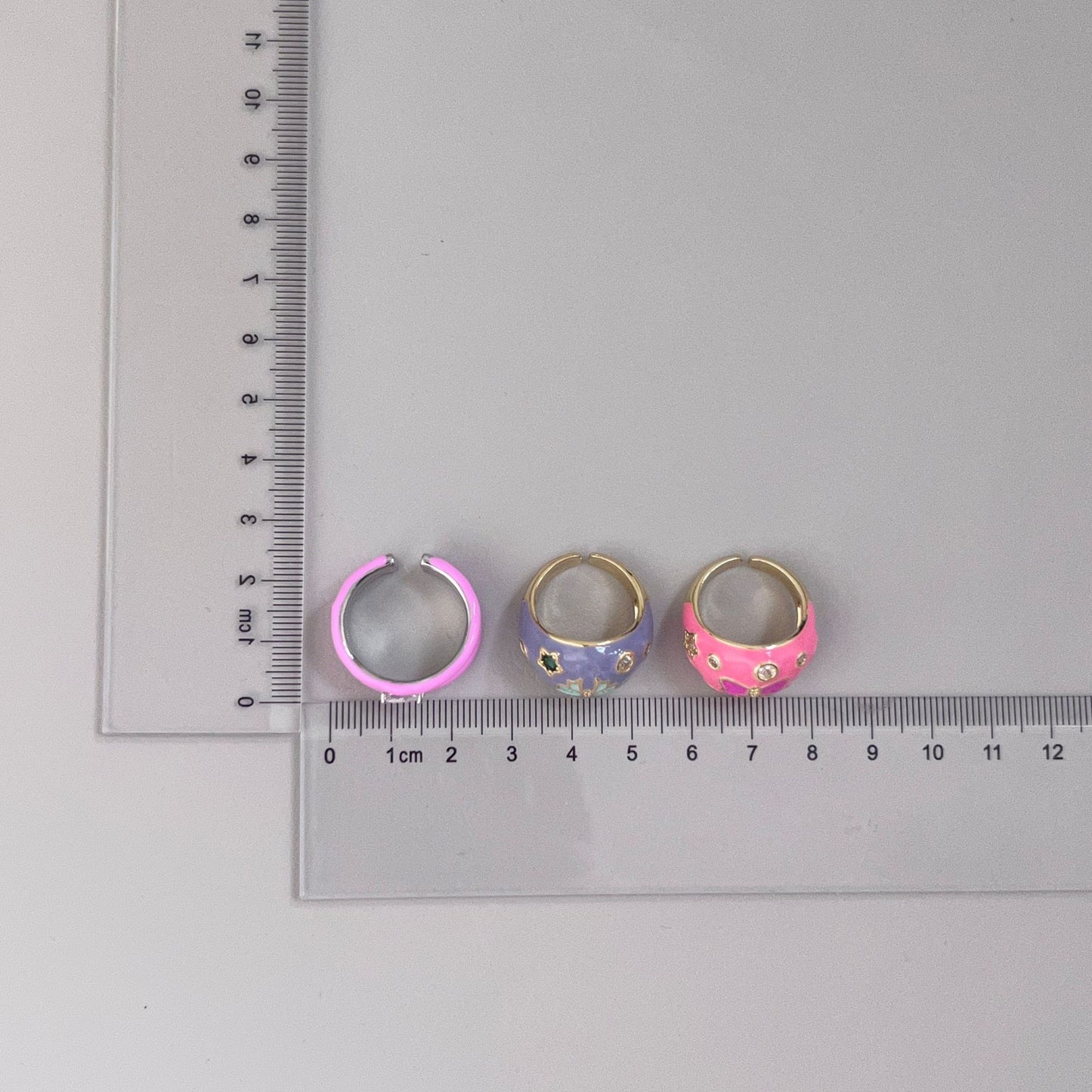 Milk Breathing Bow Ring Girl Cute Cream Tone Index Finger Ring Pink and Soft Sparkling Diamond Advanced Sense Ring Girl